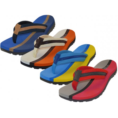 fabric thong sandals